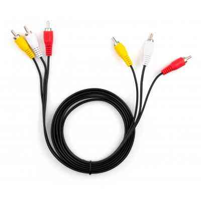 Кабель мультимедійний 3RCA to 3RCA 1.8m Vinga (VCP3RCA1.8) Вінниця