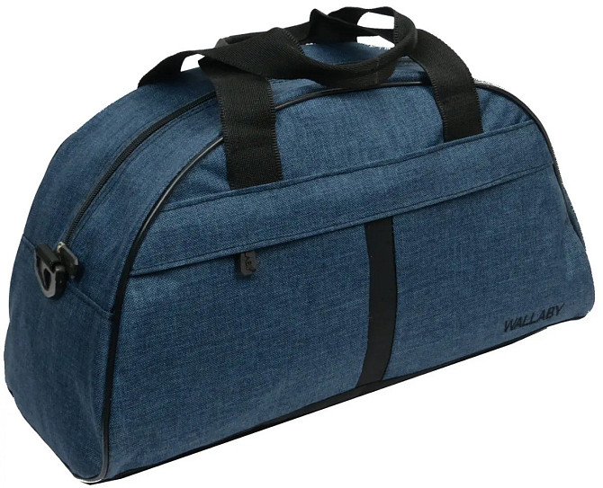 Сумка дорожня Wallaby 213 25х43 синя S213001 Київ - фото 3