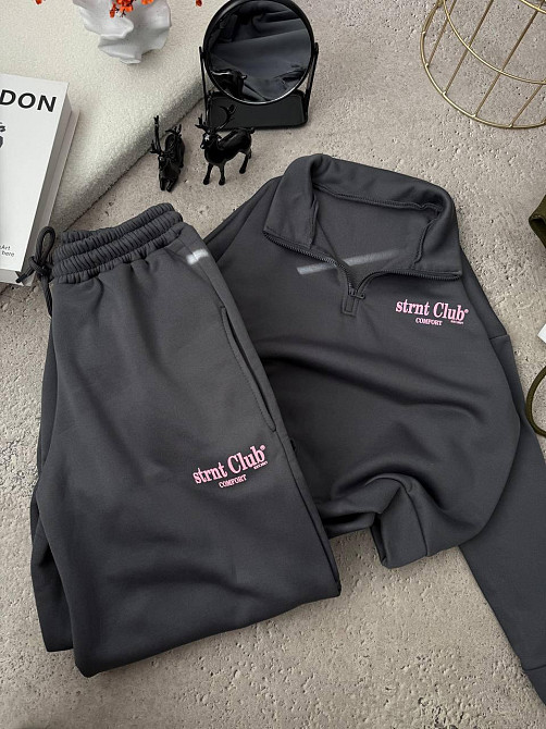 Женский трендовый костюм костюм двойка тринитка на флис Одесса - изображение 7