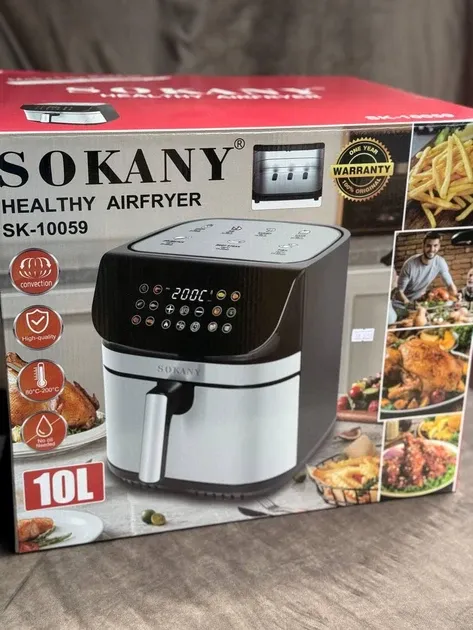 Аерофритюрниця SK-10059 5-6 л, 1500-1800 Вт, таймер 60 хв, антипригарне покриття, захист від перегріву Одеса - фото 3