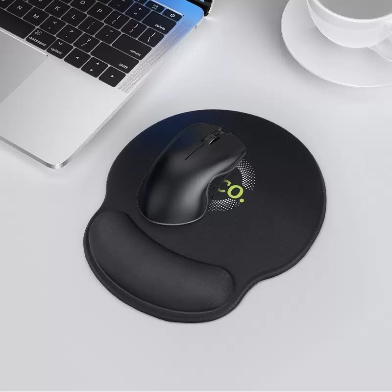 Килимок для миші HOCO GM30 Polar Fox mouse pad with wrist support Black Київ - фото 5