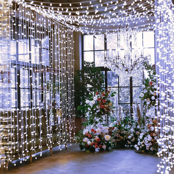 Гірлянда Lezonic Outdoor Fairy Lights 12 м — холодне світло, що створює атмосферу преміум простору Київ