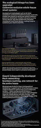 Xiaomi BE6500 Wi-Fi 7 роутер, 512 МБ, 6 антен, Mesh, MU-MIMO, WPA3, 2.5G порт, двохдіапазонний, потужний домашній маршрутизатор Николаев - изображение 4