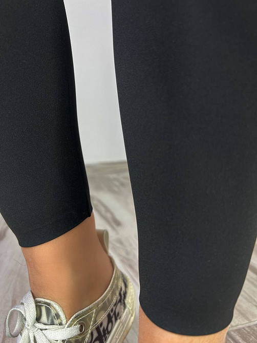 Лосины женские You are peri 1929 широкий пояс утяжка пуш ап черные, черный, M Киев - изображение 5