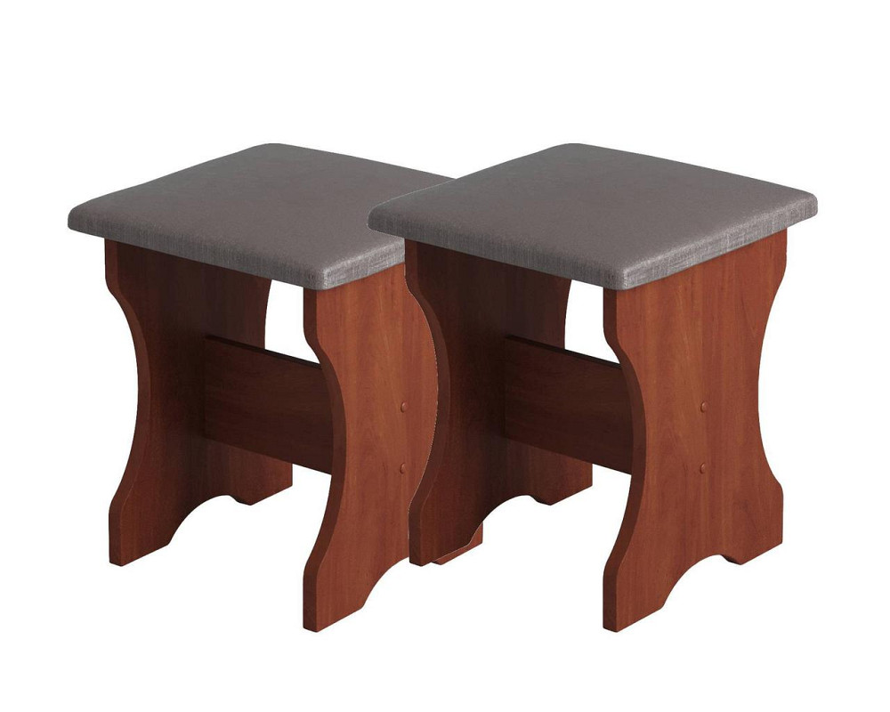 Две табуретки (комплект 2 шт) 35х35х44 см / МС - Яблоня Львов - изображение 1