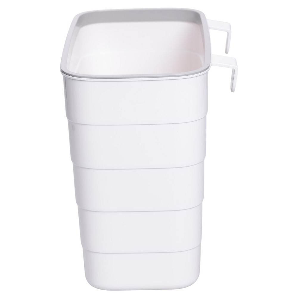 Відро для сміття на дверцята 6 (л) відро для сміття пластикове навісне Білий HP-45-18W Київ - фото 3