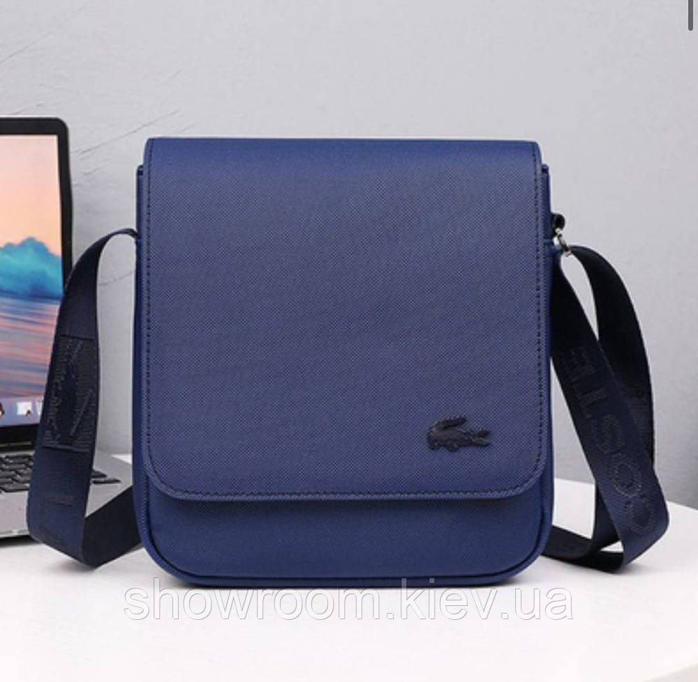 Мужская сумка Lacoste (2027) синяя Киев - изображение 3