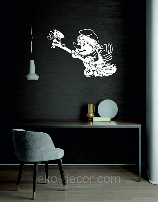 Декоративное настенное Панно «Снеговик», Декор на стену 110*75 см Киев - изображение 4