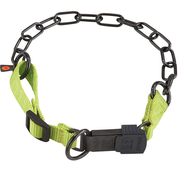 Sprenger Adjustable Collar with Assembly Chain СПРЕНГЕР РЕГУЛИРУЕМЫЙ ОШЕЙНИК с нейлоном для собак, среднее звено, нержавеющая сталь Киев - изображение 1