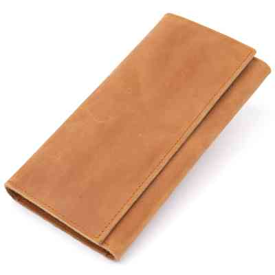 Портмоне Vintage У ретро стилі та матовій шкірі Руде (14295) Вінниця