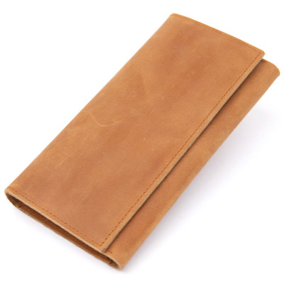 Портмоне Vintage У ретро стилі та матовій шкірі Руде (14295) Вінниця - фото 1