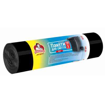 Пакеты для мусора Помічниця 160 л 5 шт. (4820164966105) Винница