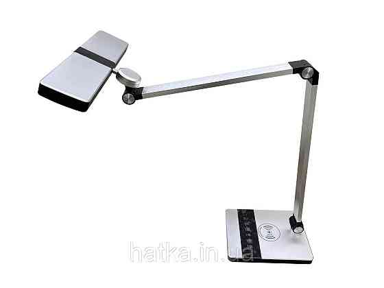 Лампа настільна світлодіодна гнучка Sirius BL-1105-C срібна Київ