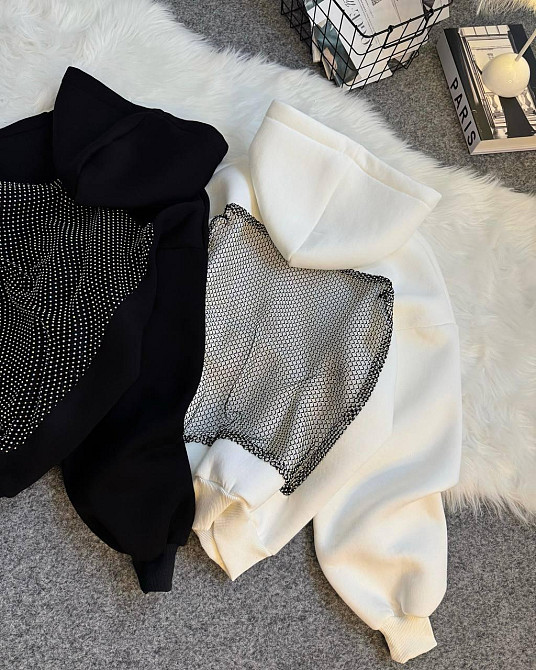 Жіноче худі з сіточкою на спині Одеса - фото 7