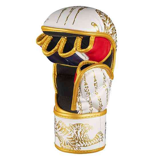 Рукавиці для ММА Phantom Muay Thai White Gold L/XL (капа в подарунок) Каменское