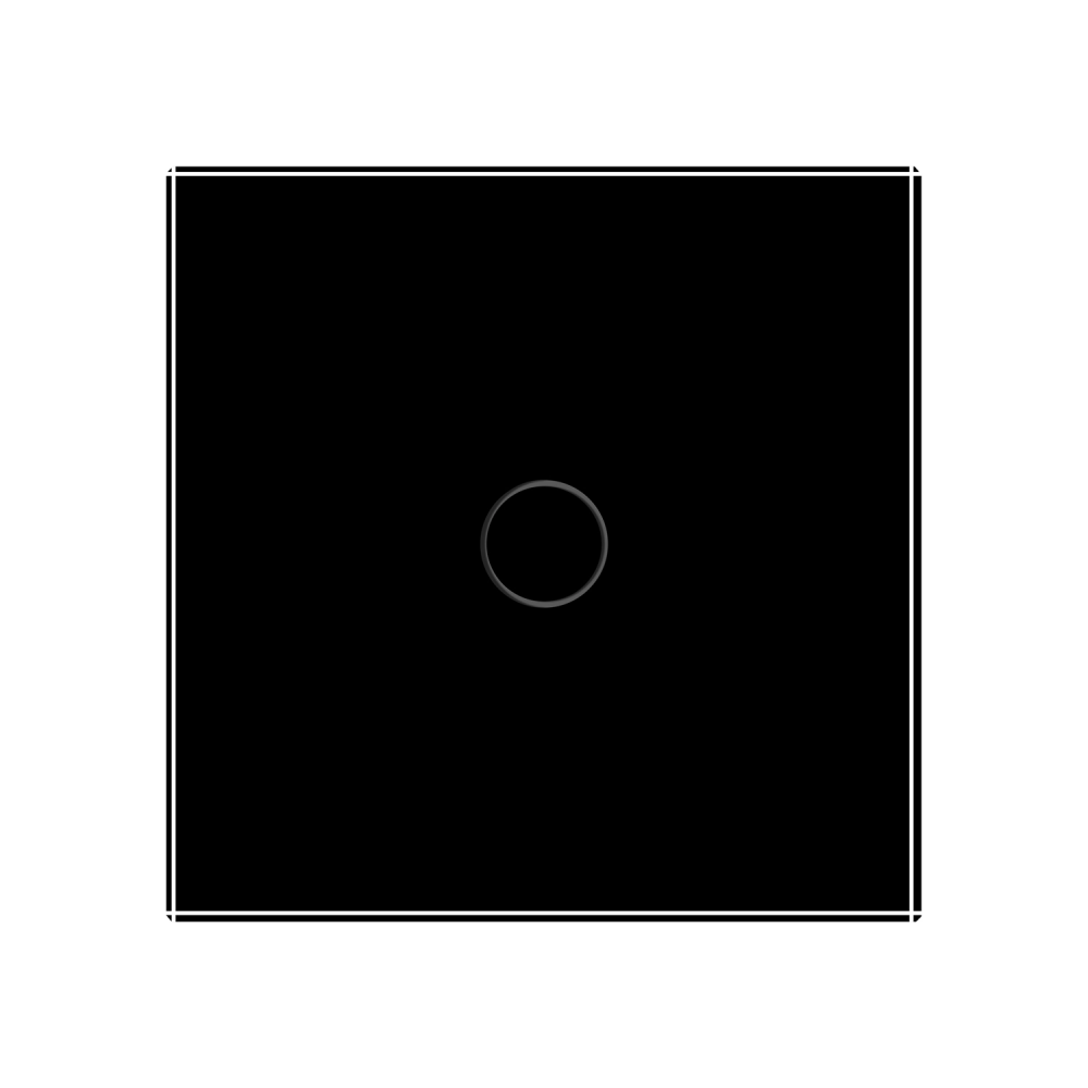 Комплект бездротовий сенсорний вимикач з реле Livolo чорний скло (VL-XR007-B/FC1Z2-2G) Коломыя - изображение 5