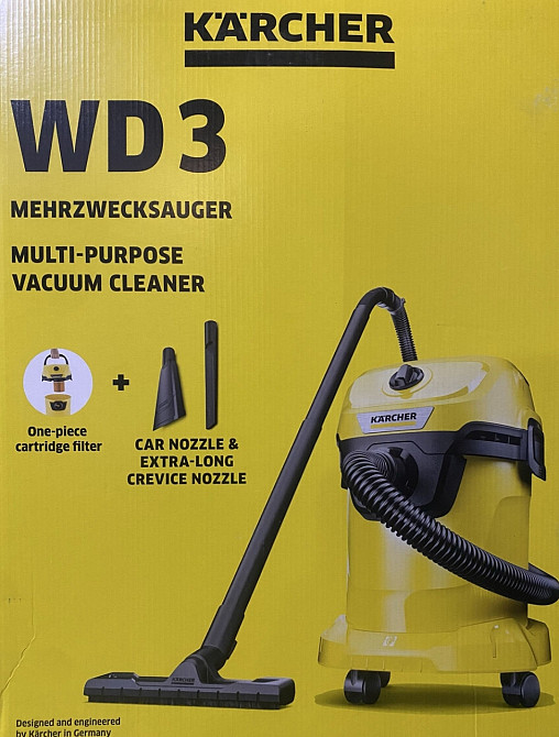 Пилосос Karcher WD 3 V-17/4/35+Nozzles 1.628-124.0 нові з Польщі. Харків - фото 7