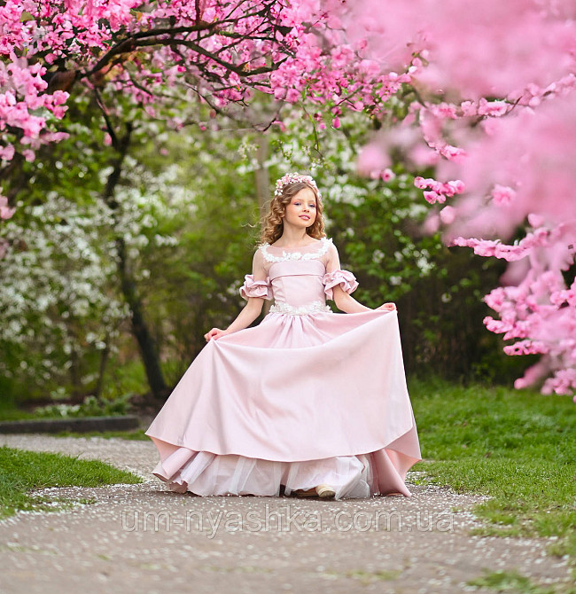 Ободок обруч з квітами 