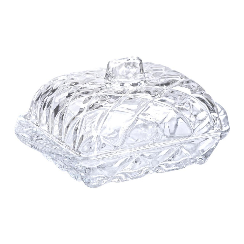 Стеклянная масленка с крышкой для сливочного масла Киев - изображение 3