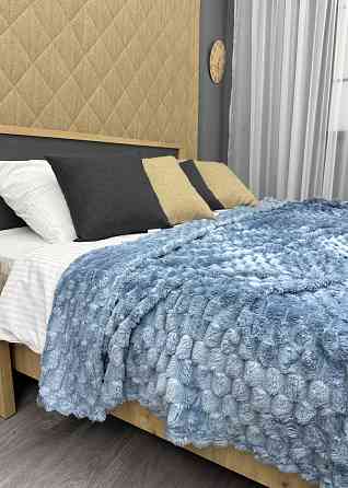 Плед-покривало 210х210 см (+-5см) Соти Блакитний (87-209) Київ