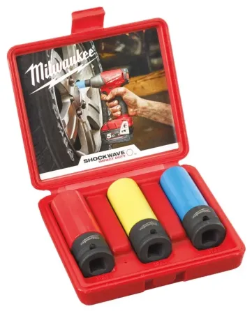 Набір ударних головок Milwaukee Automotive 17х19х21 мм "3 шт (4932451568) Коломия