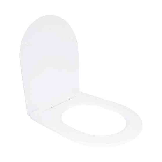 Qtap Сидіння для унітаза (Jay 640, Swan 640) 422x360x30 мм, White, з мікроліфтом, Slim Duroplast, Quick Release QTSC179W48699 Київ