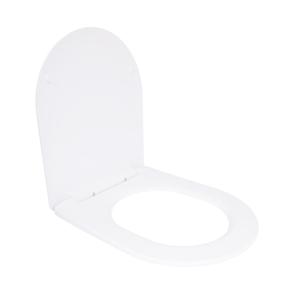 Qtap Сидіння для унітаза (Jay 640, Swan 640) 422x360x30 мм, White, з мікроліфтом, Slim Duroplast, Quick Release QTSC179W48699 Київ - фото 4