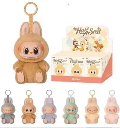 Сюрприз Брелок Labubu "Монстры" Pop Mart Лабубу трендовая плюшевая игрушка 15см Коломыя