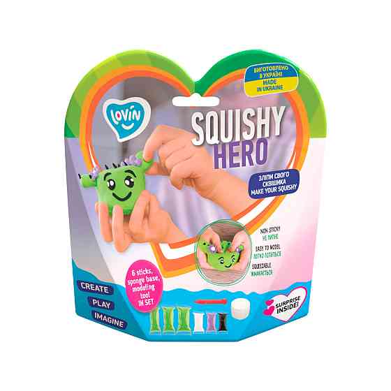 Squishy Cactusita TM Lovin Набір для ліплення з повітяним пластиліном, шт Київ