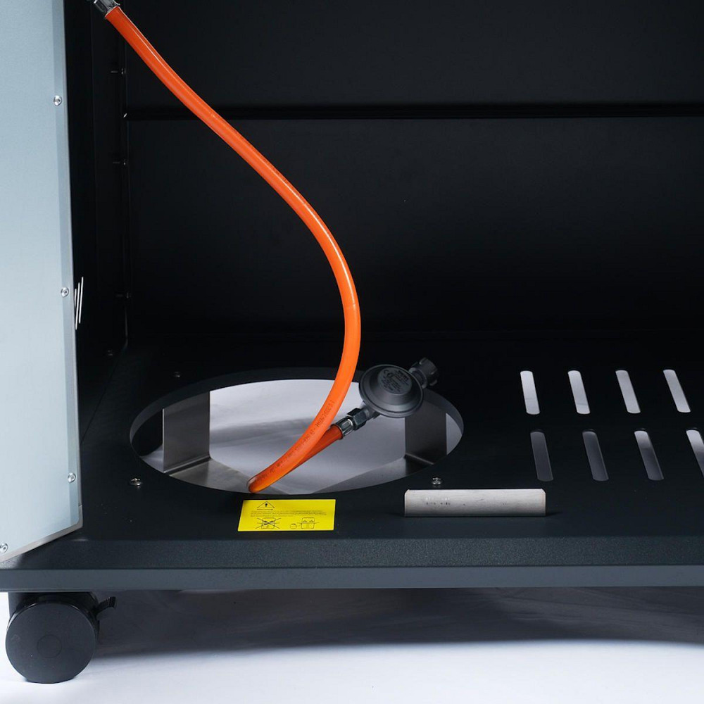 Газовий гриль SANTOS S-401 Black, з бічним пальником, чорний 900259 Код: 010954 Рівне - фото 8