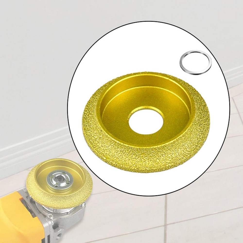 Диск шлифовальный алмазный 75x10 мм для скругления кромки по камню, мрамору, плитке Киев - изображение 1