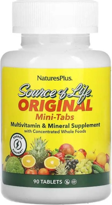 Мультивітаміни та мінерали Nature's Plus Source of Life Multi-Vitamin&Mineral 90 таб Київ - фото 1