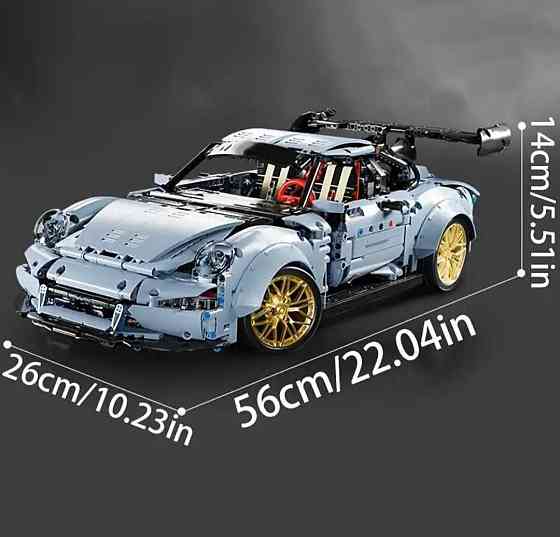 Конструктор машинка Technic  Porsche 911 GT3 2100 деталей маштаб 1:8 Порш 911 Киев