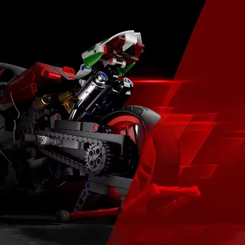 Конструктор дитячий. Спортивний мотоцикл байк на 803 деталі, дитячий Кам'янець-Подільський - фото 3