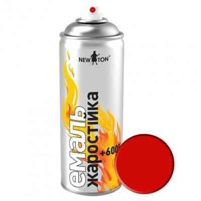 Аерозольна фарба для автомобіля New Ton жаростійка червона, 400 мл (656) Вінниця