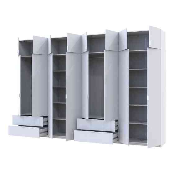 Шкаф для одежды Doros Лукас Белый 4+4 ДСП 360х50х240 DRS-011692 (42005142) Днепр