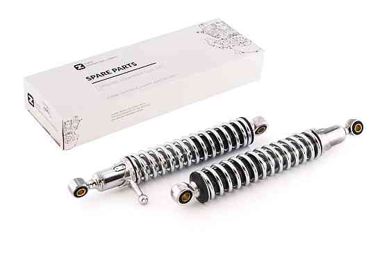 Амортизатори (пара) ІЖ 33 см, регульовані, з важелем (хром) Мукачево