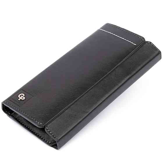 Борсетка елітна шкіряна Чорна (GRANDE PELLE) Київ