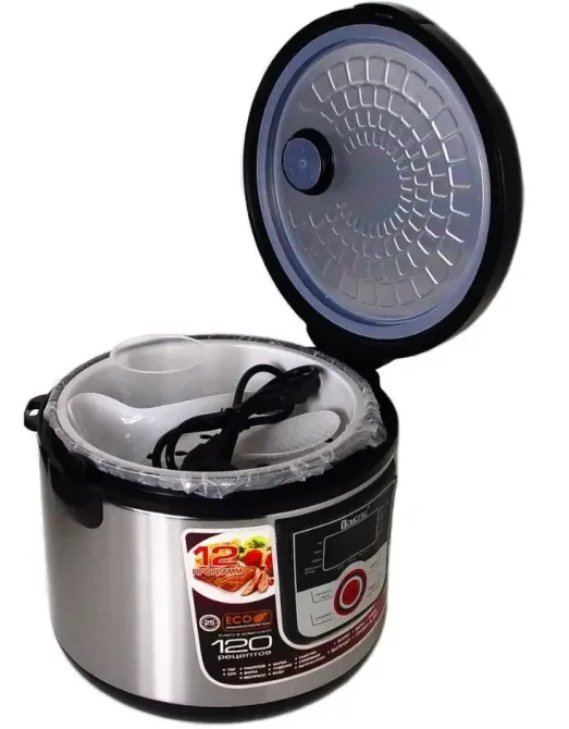 Многофункциональная мощная Мультиварка Скороварка Пароварка Рисоварка 5 л 12 режимов Domotec MS-7726 1500 Ватт Одесса - изображение 8