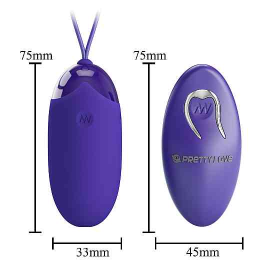 Виброяйцо PRETTY LOVE BERGER EGG 12 функция vibrations Sex Aura Киев