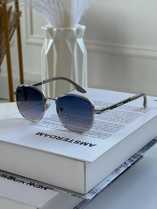 Женские очки Cartier на среднее лицо с металлической оправой MasterSem Киев - изображение 6