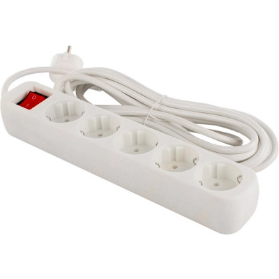 Мережевий фільтр живлення ColorWay CW-PSEA55W, 5 розеток/ 5M white (CW-PSEA55W) Вінниця - фото 2