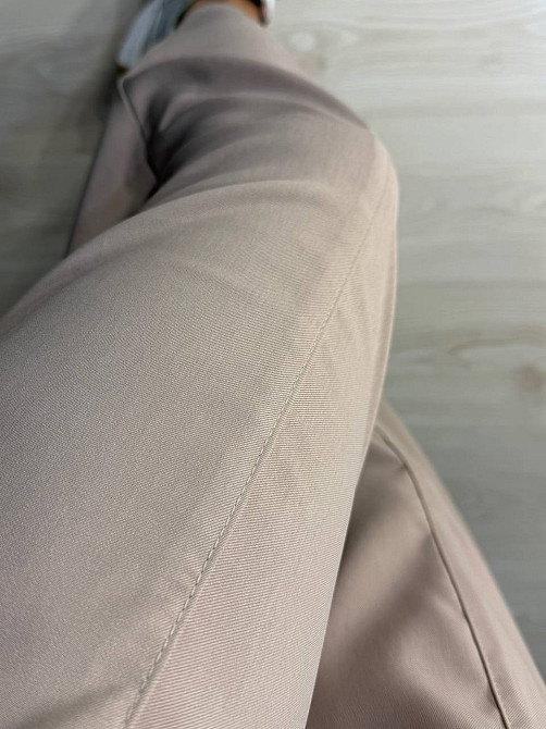 Брюки женские Mix Ray 4307 МОМ с резинкой и шнурком на талии, капучино, L Киев - изображение 13