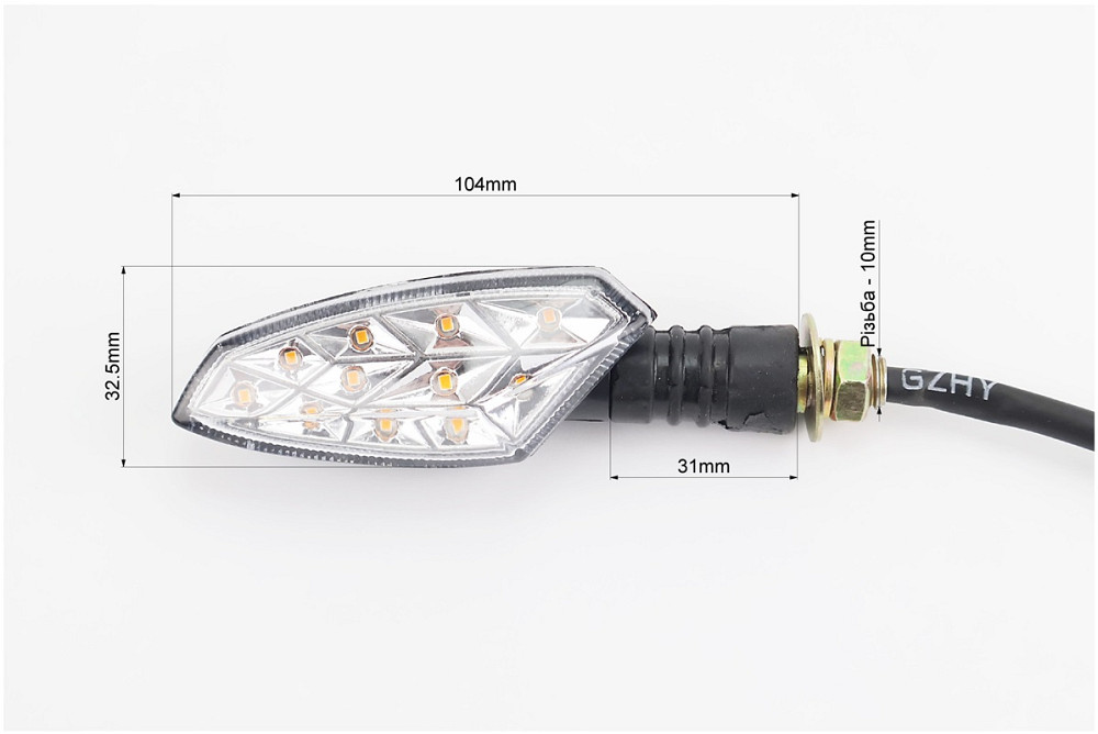 ZS200A-3 Повороти передні правий, лівий Київ - фото 2