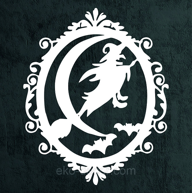 Декоративне настінне Панно «Ведьма», Декор на стіну 110*90 см, Білий Київ - фото 9