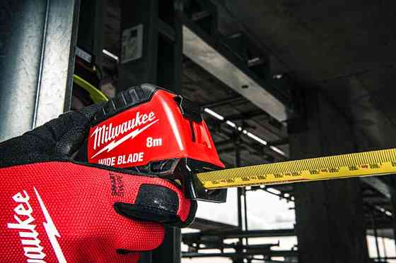 Рулетка магнітна WIDE BLADE MAGNETIC MILWAUKEE (Gen2), (полотно 35мм), 8м Одесса