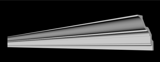 Потолочный плинтус 2м   GP-71   155х69mm для натяжных потолков Днепр - изображение 1