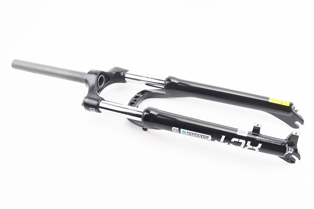Вилка 27,5" амортизаційна, без різьби 1-1/8" (28,6мм), шток 250мм, з ходом 100мм, Disk-brake, пружинно-оливна, Lockout, алюмінієва, чорна XC Київ - фото 2
