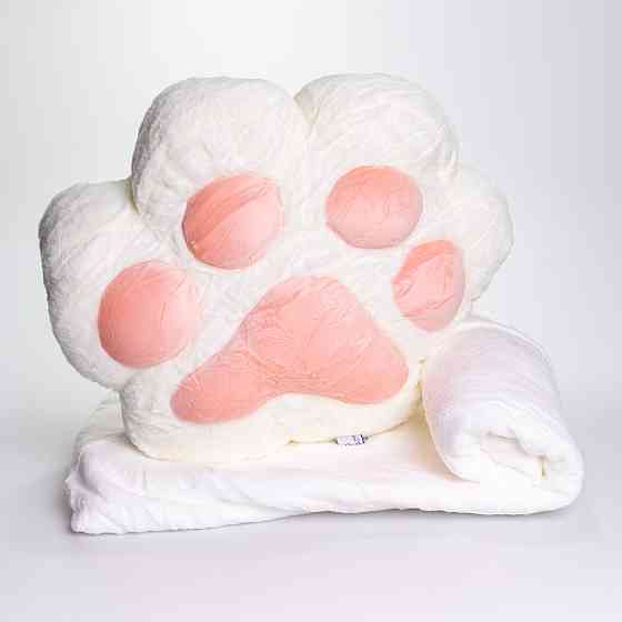 М'яка іграшка-подушка з пледом "Лапка" 3 в 1 Київ