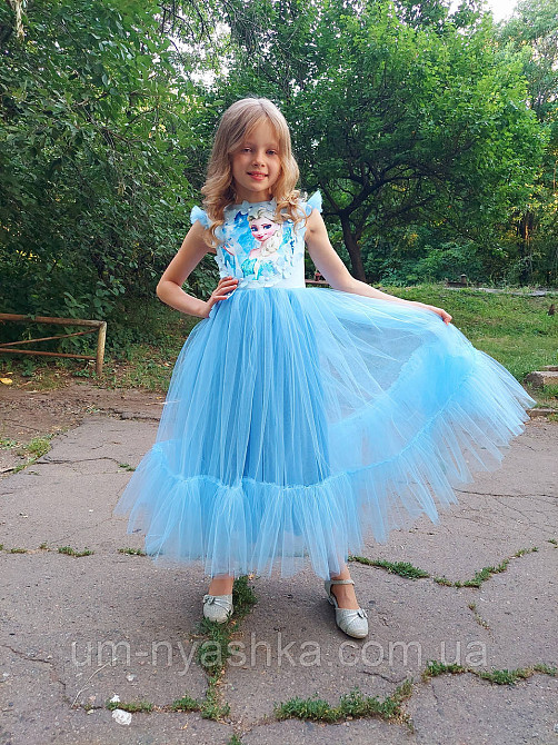 Сукня принцеси Ельзи Фрозен Холодне серце костюм Ельзи Кривий Ріг - фото 1